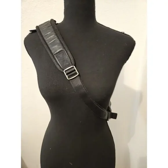 COACH Edge Backpack In Signature Canvas C Tan Leather Unisex Crossbody 13x10x3.5 - Picture 12 of 16